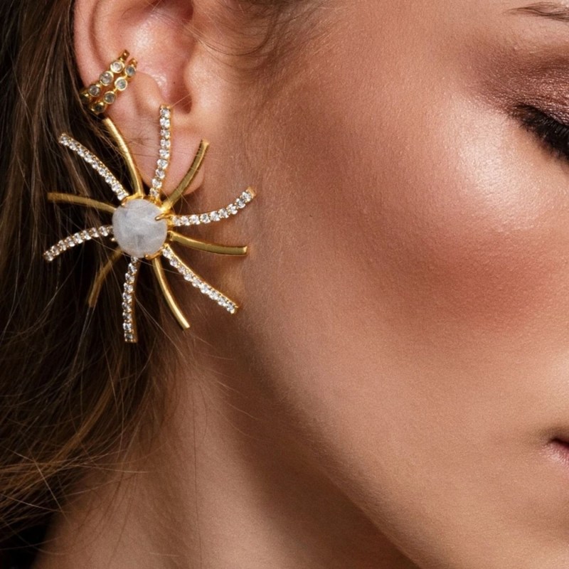 Thumbnail of Golden Big Gaga Earrings image