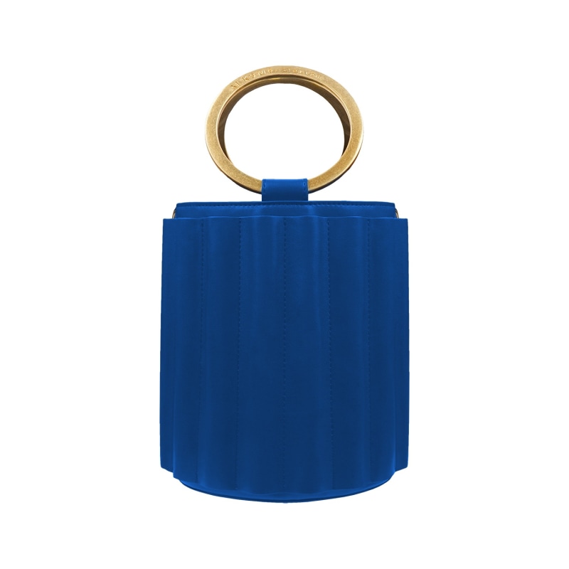 Thumbnail of Water Metal Handle Bucket Bag - Royal Blue image