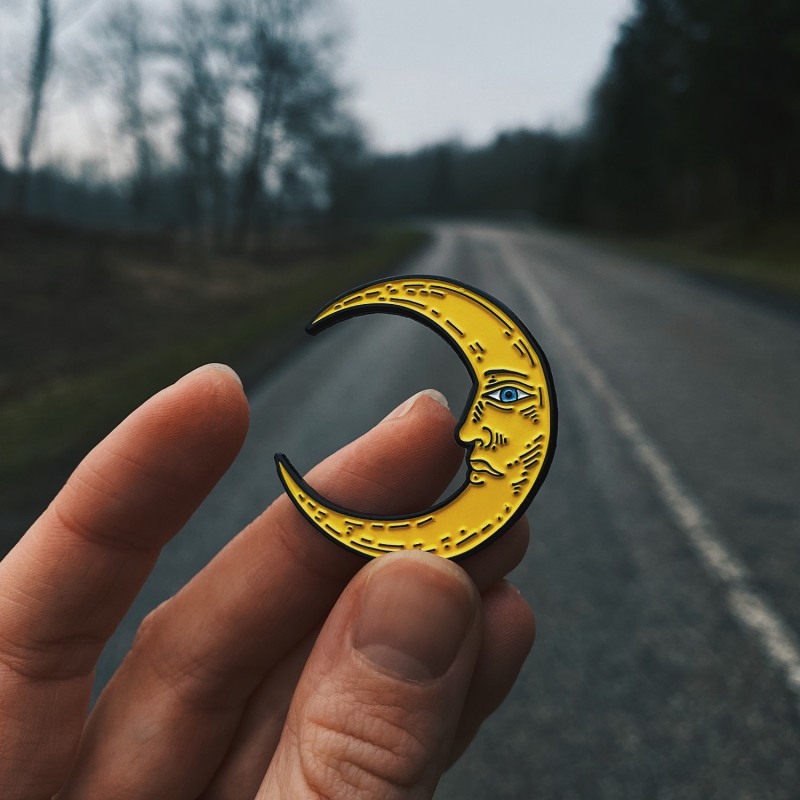 Thumbnail of Enamel Pin Moon image