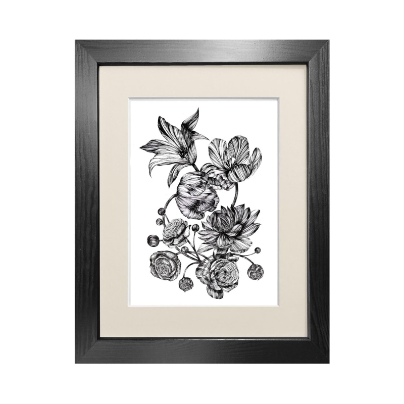 Thumbnail of 'Floral Bouquet' Fine Art Print A4 image