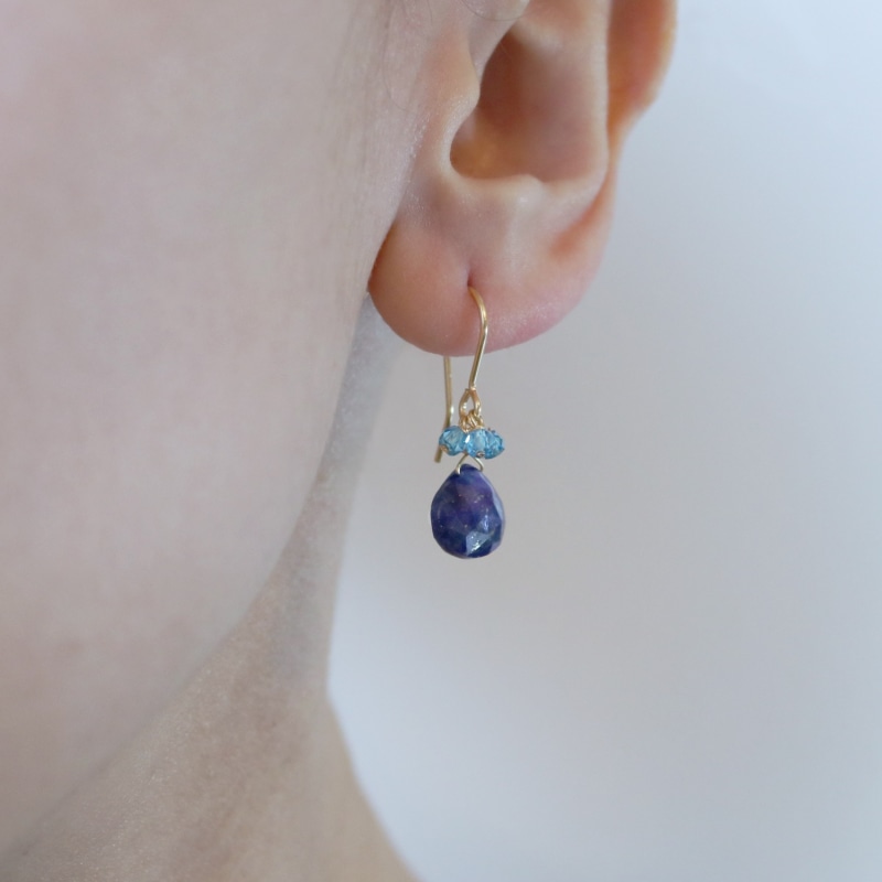 Thumbnail of Blue Lapiz Earrings image