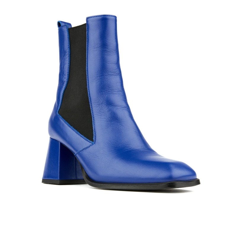 Bright blue ankle boots store