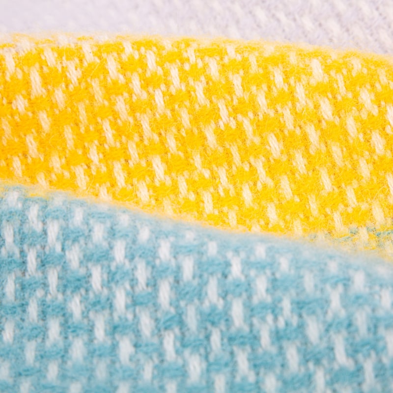 Thumbnail of Super Fluffy Pure New Wool Blanket - Multicolour image