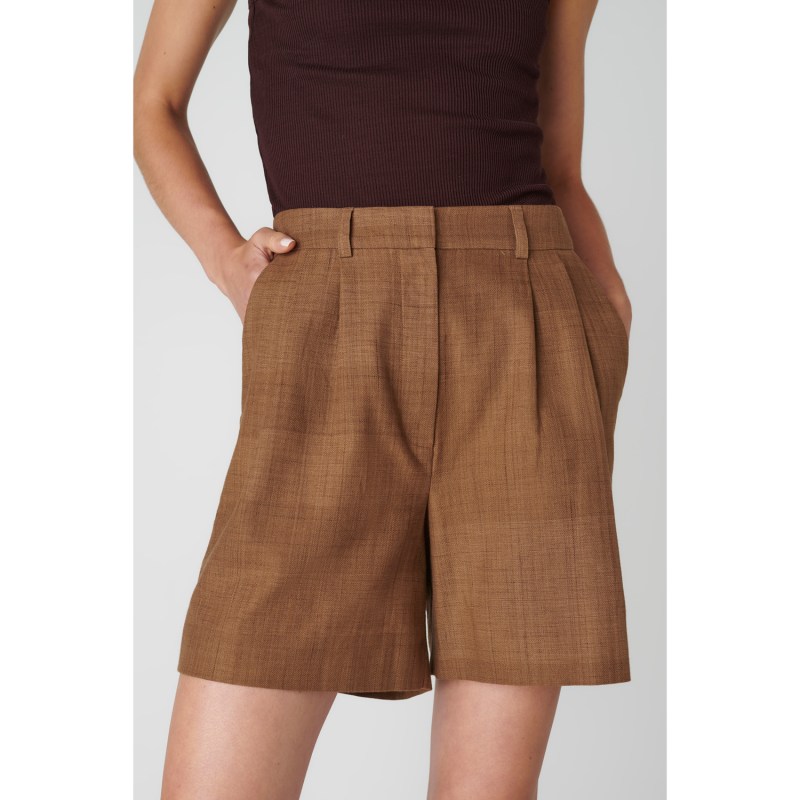 Thumbnail of BièL Shorts In Cappuccino Brown image