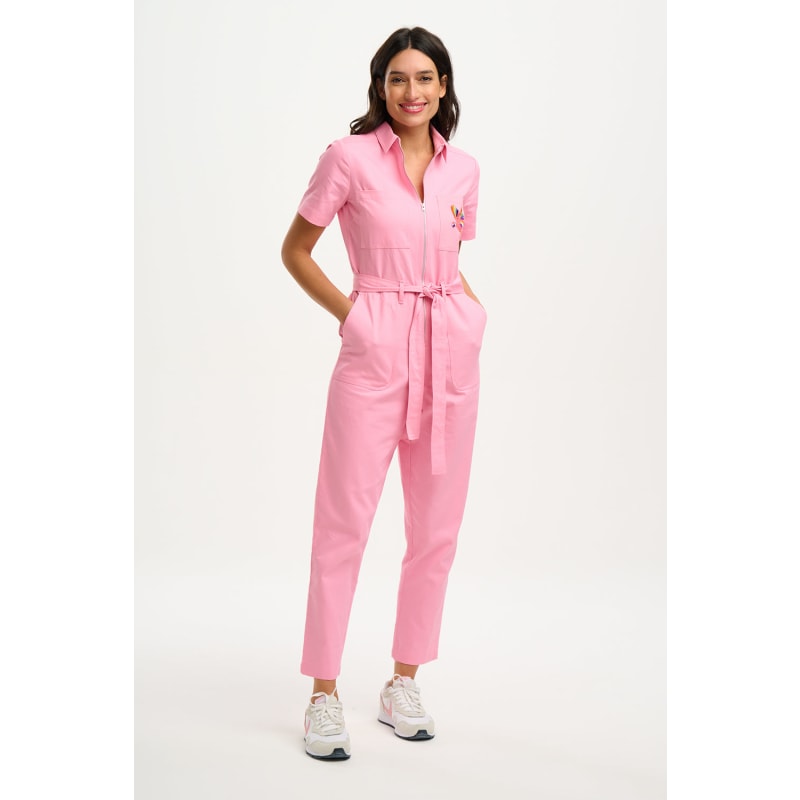 Thumbnail of Billy Boilersuit Pink, Rainbow Parrot - Pink image