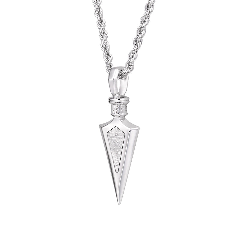 Thumbnail of Arrowhead Meteorite Sterling Silver Necklace image