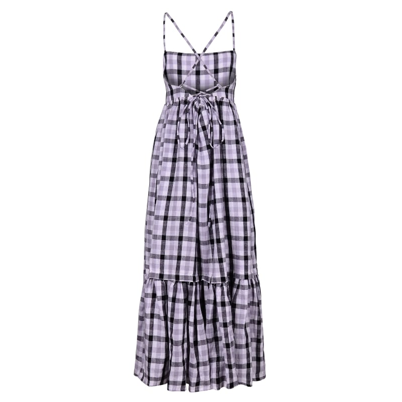 Thumbnail of Blue Check Bingin Dress image