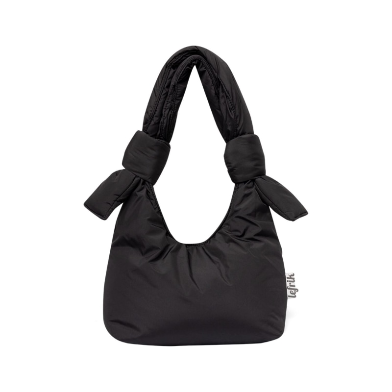 Thumbnail of Biwa Mini Puffy Shoulder Bag Black Bloom image