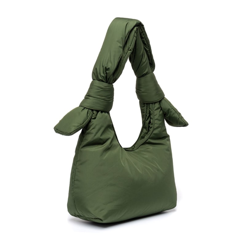 Thumbnail of Biwa Mini Puffy Shoulder Bag Green Bloom image