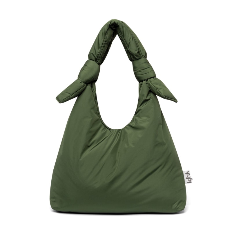 Thumbnail of Biwa Puffy Shoulder Bag Green Bloom image