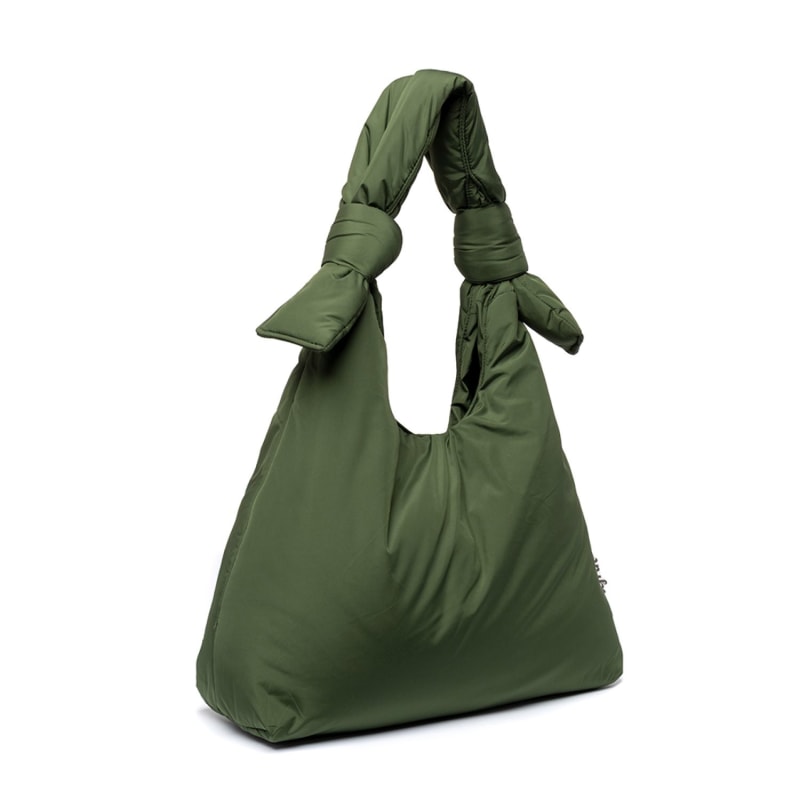 Thumbnail of Biwa Puffy Shoulder Bag Green Bloom image