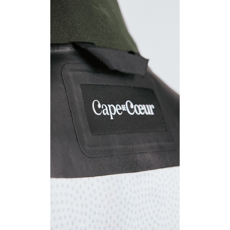 Thumbnail of The Sainte - Solid Olive - Weatherproof - Cape image