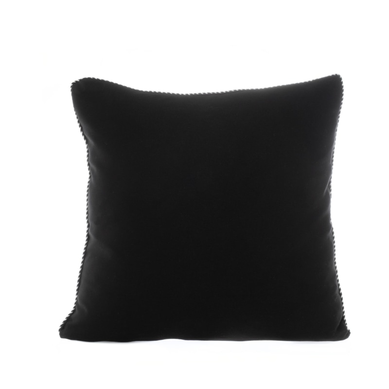 Thumbnail of Black And White Corded Cushion image