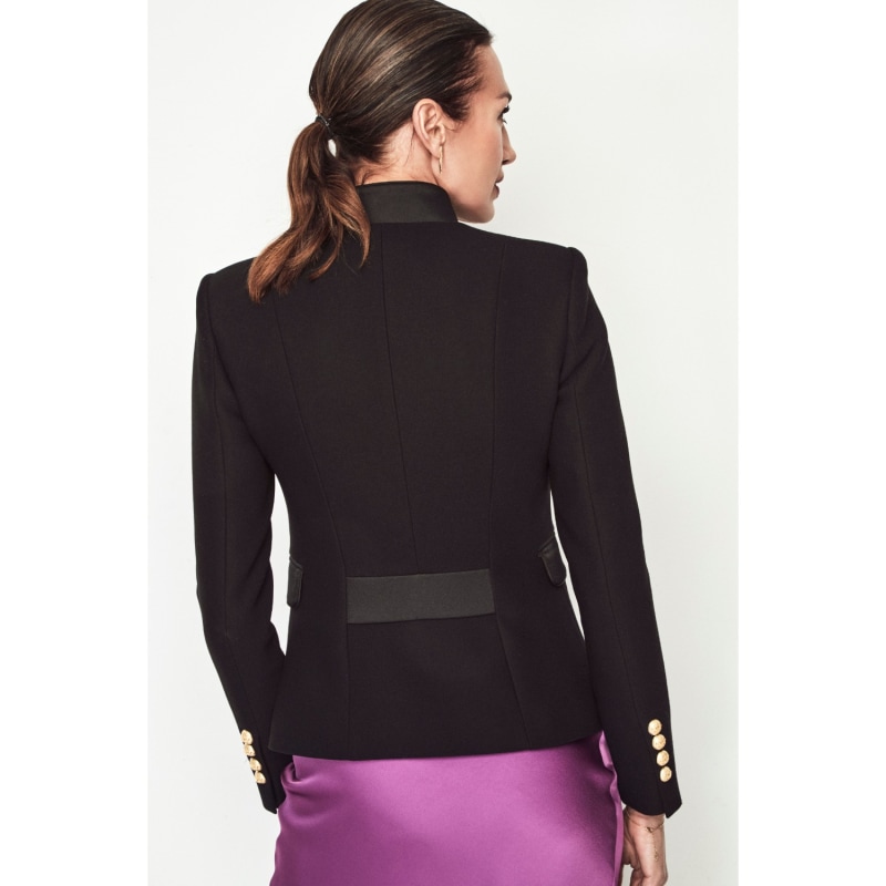 Black Blazer With Golden Buttoms Renata Black | The Extreme Collection ...