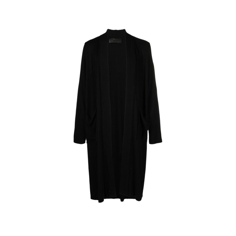 Medium length black cardigan new arrivals