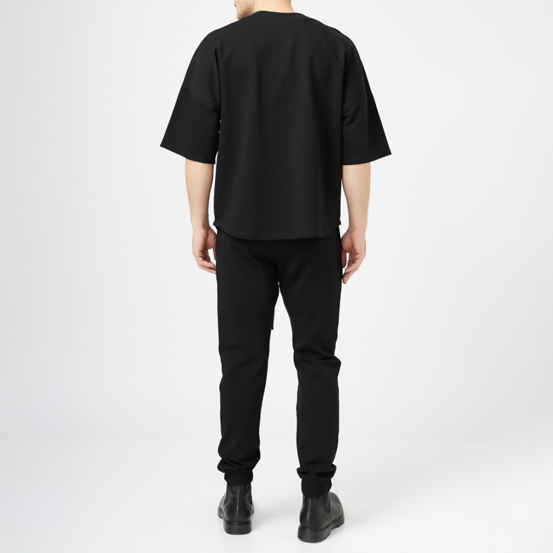 Thumbnail of Black Cotton Oversize Top image