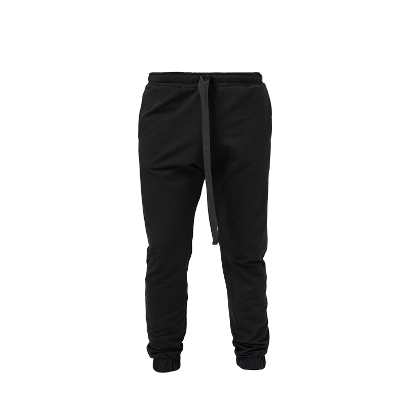 Thumbnail of Black Cotton Slim Trousers image