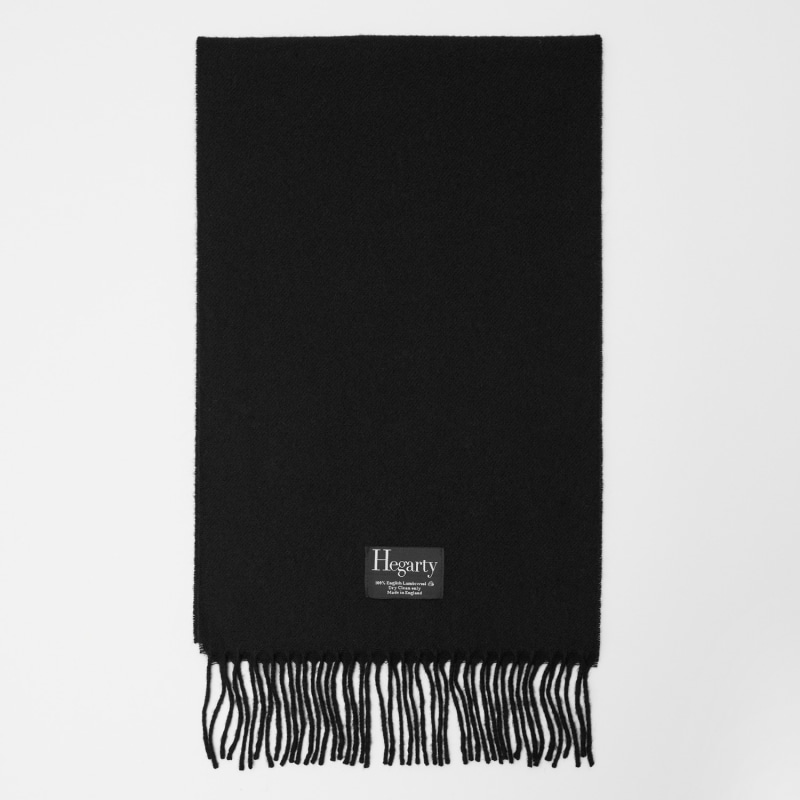 Thumbnail of Black Lambswool Scarf Mens image