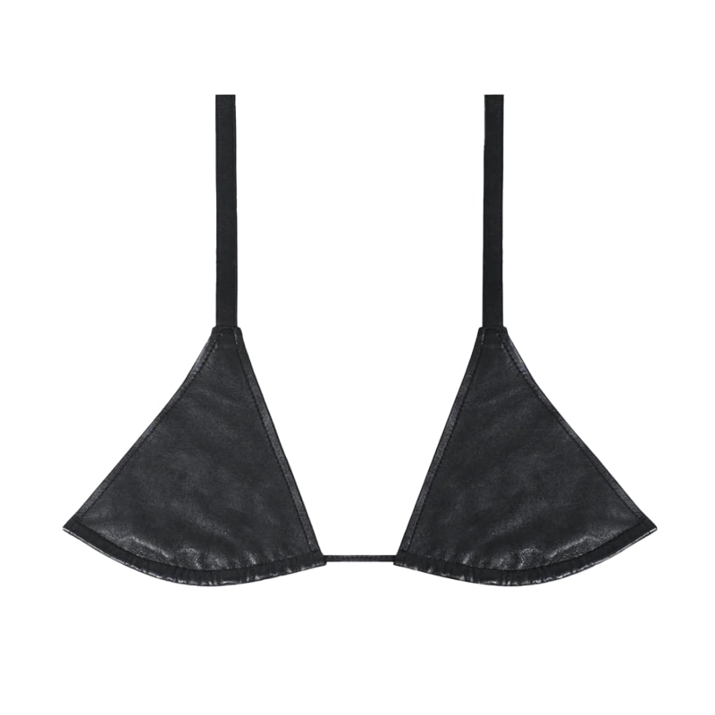 Thumbnail of Black Leather Bra image