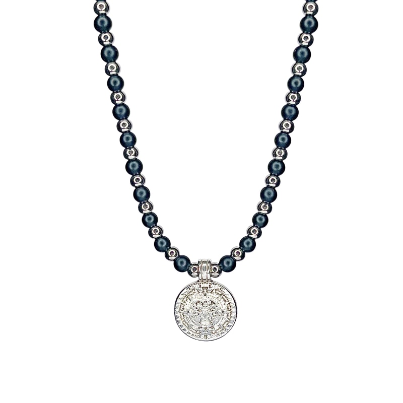 Thumbnail of Black Onyx Coin Necklace image