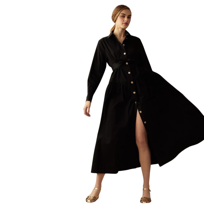 Thumbnail of Black Perennial Shirt Dress image