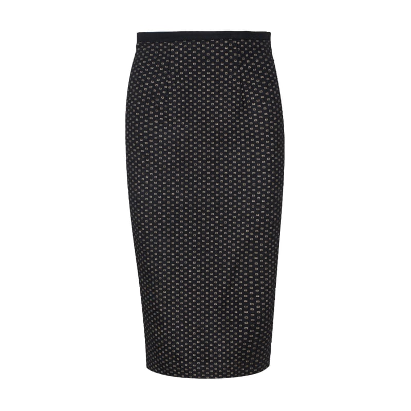 High waisted fitted pencil skirt sales