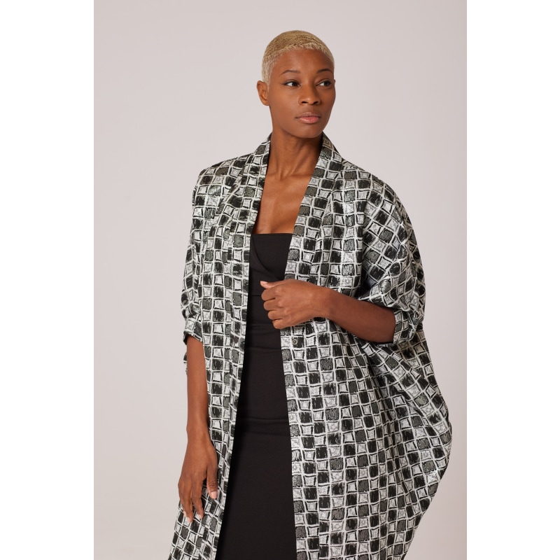 Midi kimono jacket top