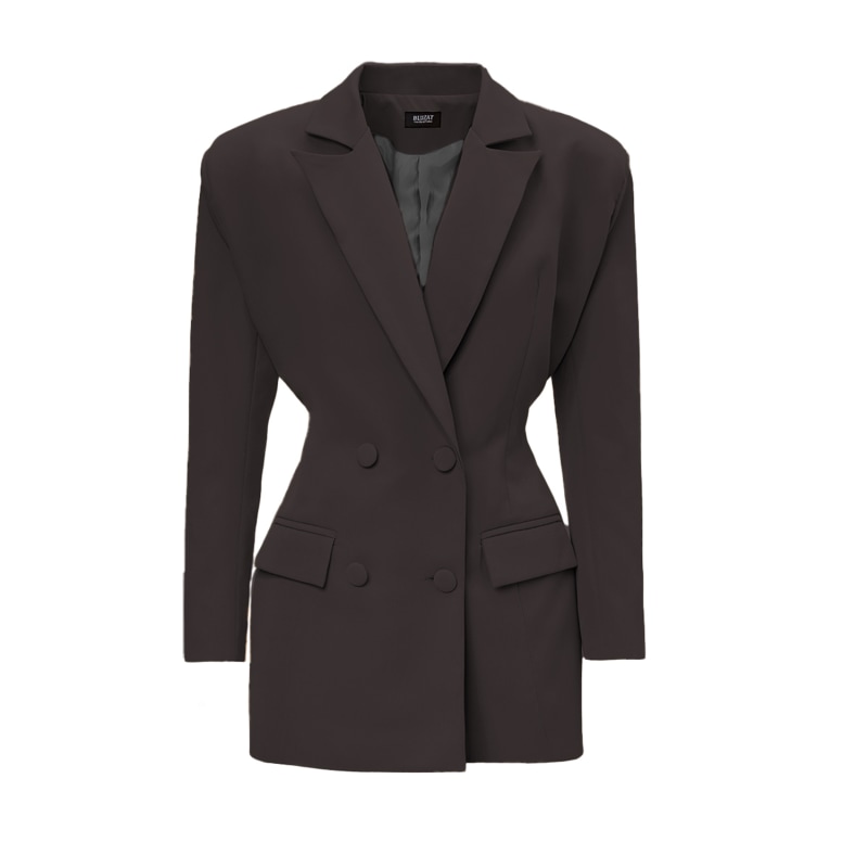 Thumbnail of Black Tailored Hourglass Blazer image