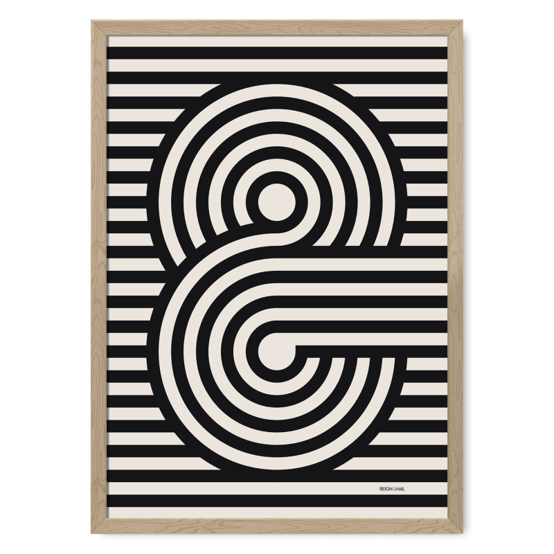 Thumbnail of Ampersand - Geometric Typography Print image