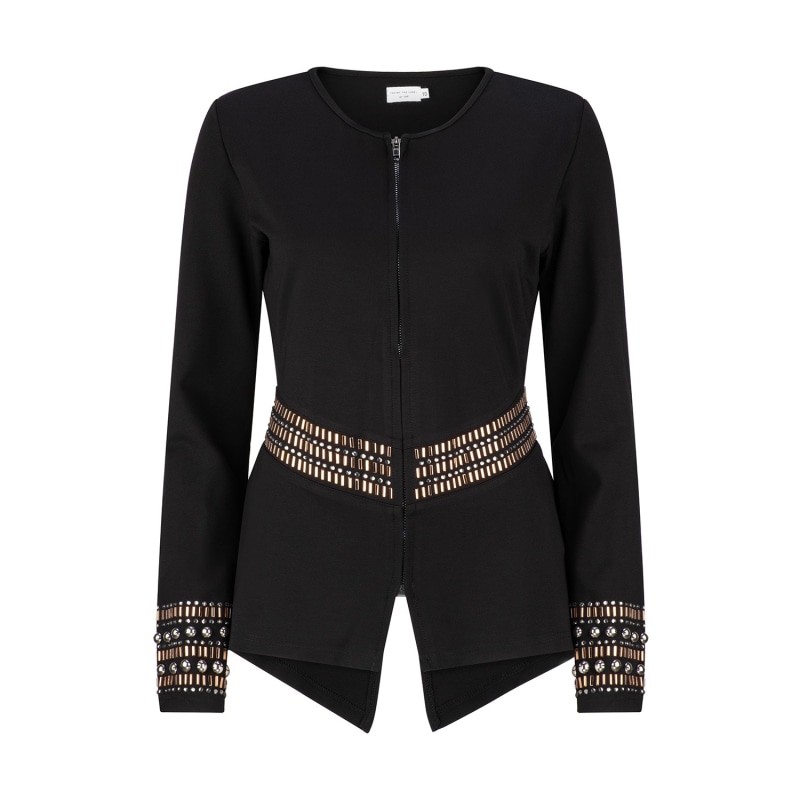 Fitted peplum jacket discount