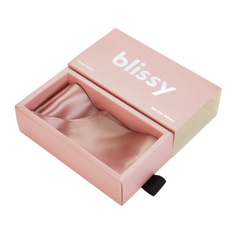 Blissy 100% Silk Bonnet - Rose Gold - 100% Mulberry Silk
