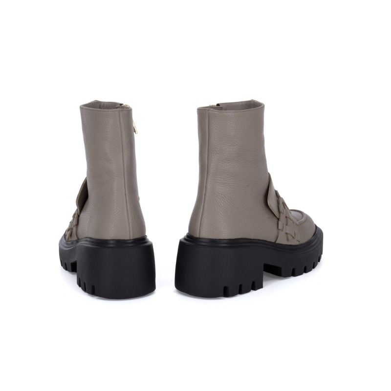 Mink ankle boots top