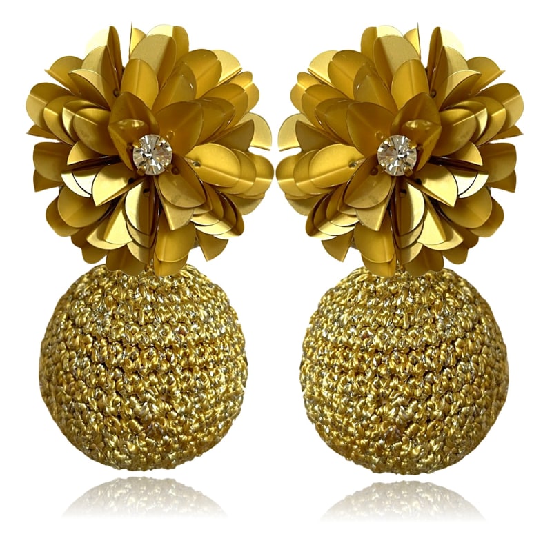 Thumbnail of Blossom Bon Bons Gold Earrings image