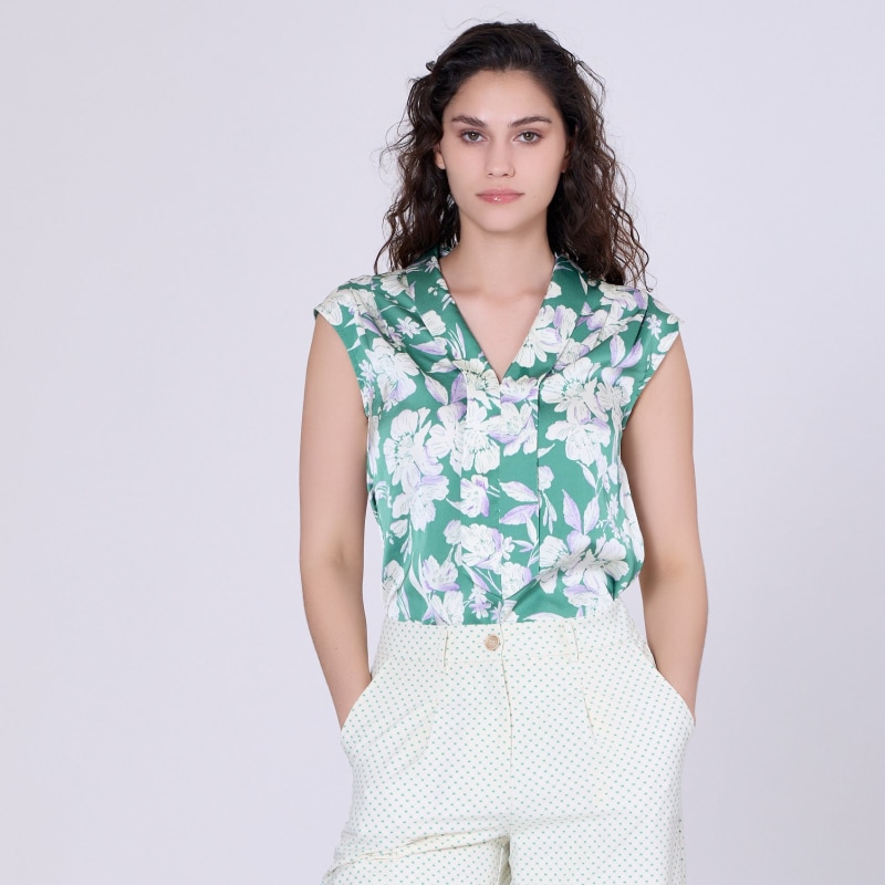 Blouse manche large clearance