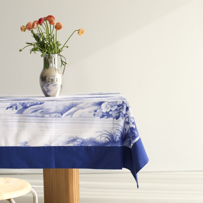 Thumbnail of Blue Blanc Tablecloth image