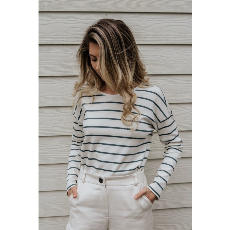 Thumbnail of Blue Organic Cotton Breton Top image