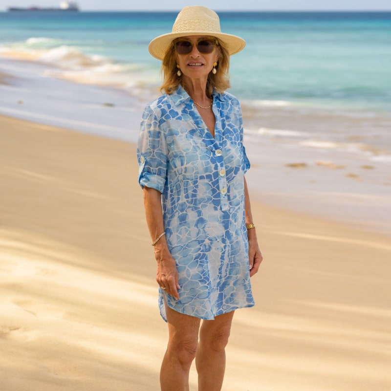 Thumbnail of Blue Pebbles Beach Shirt image