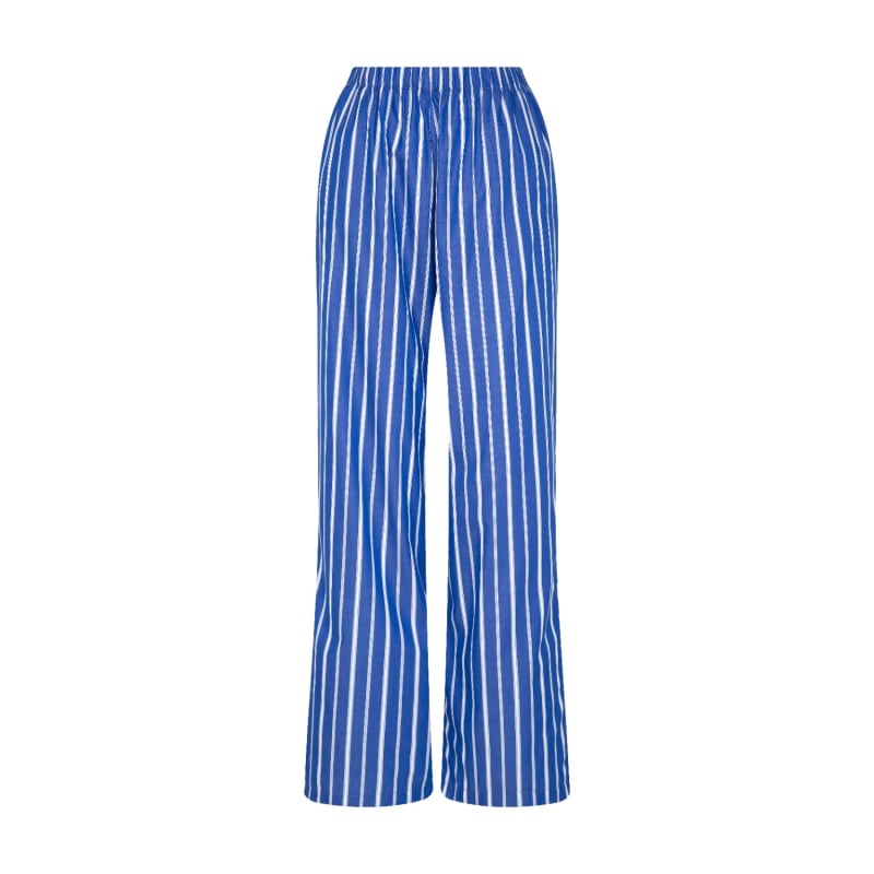 Thumbnail of Blue Stripe Cotton Trousers image