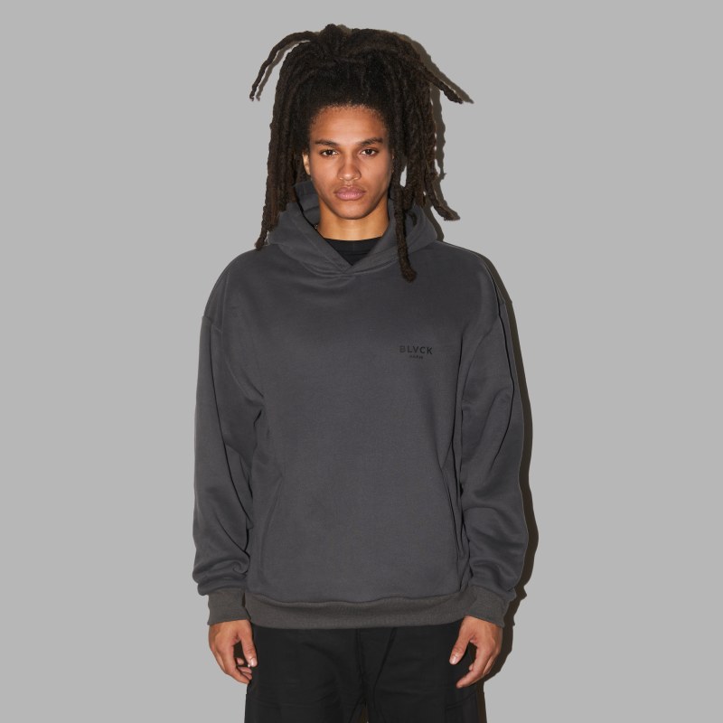 Thumbnail of Blvck Charcoal Hoodie image