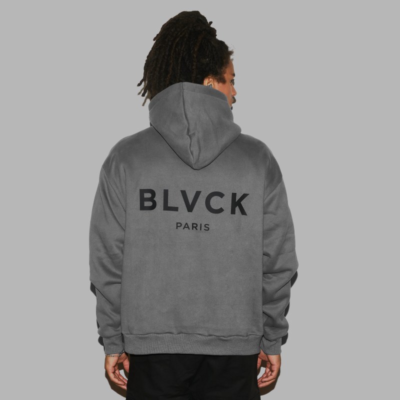 Thumbnail of Blvck Grey Hoodie image