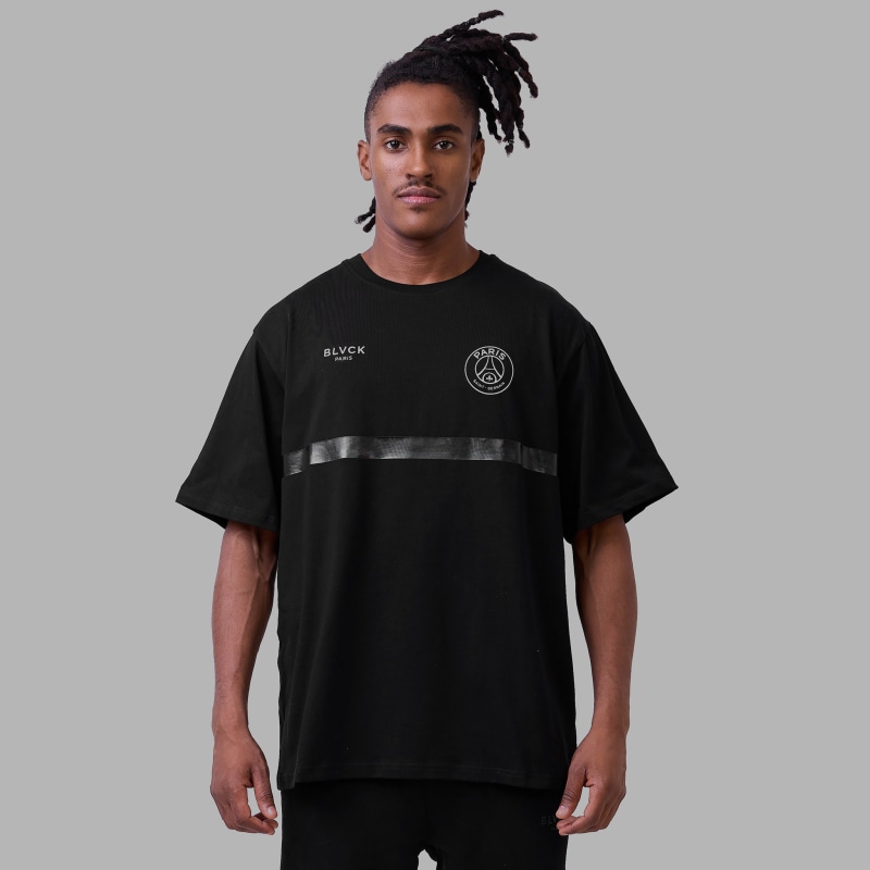 Psg black t shirt clearance
