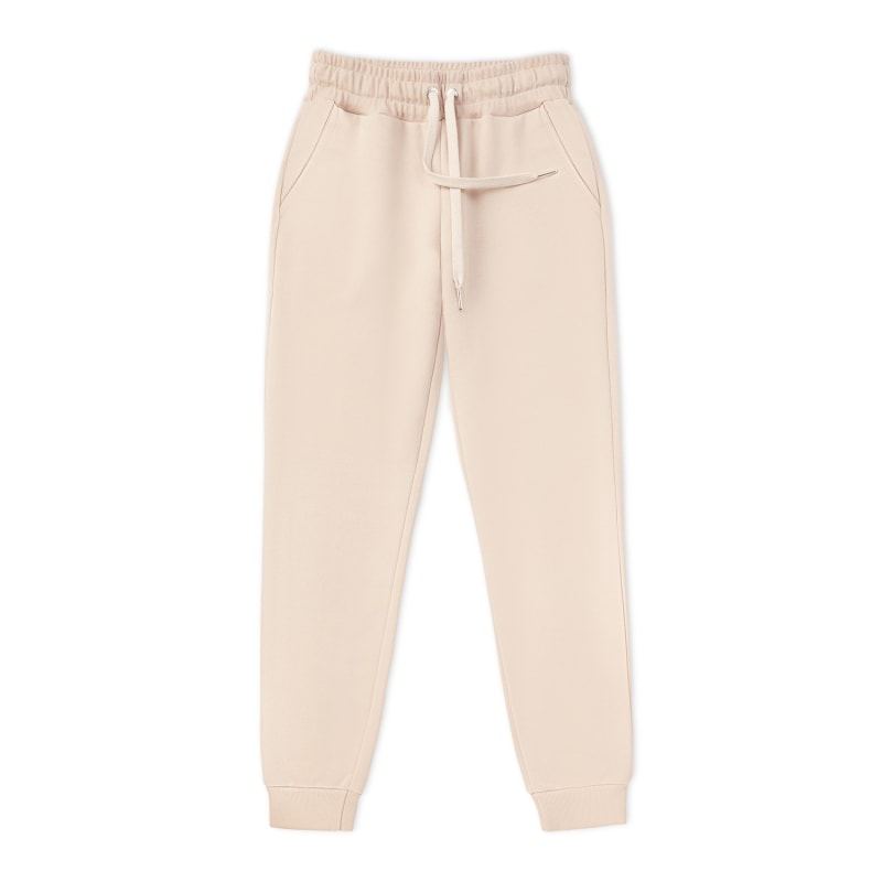 beige joggers women