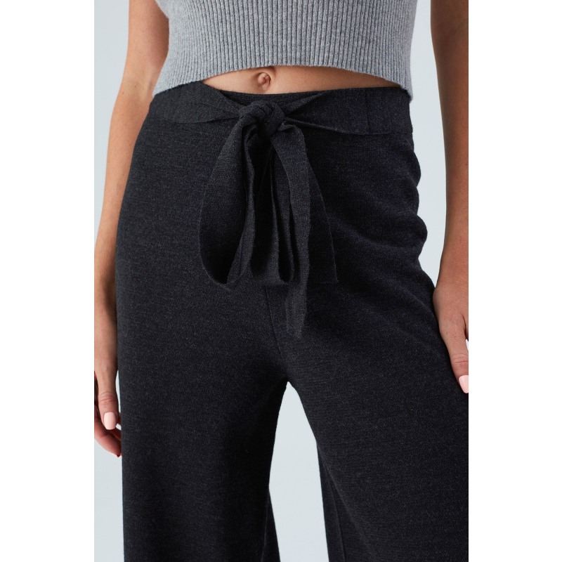 Wide Leg Trousers With Skirt Overlay Grey, Julia Allert