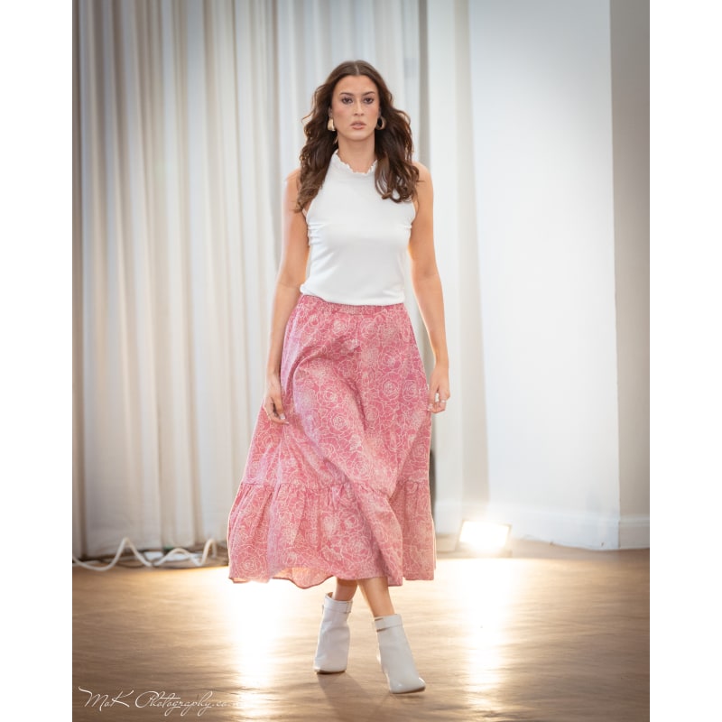 Midi skirt with pockets on sale