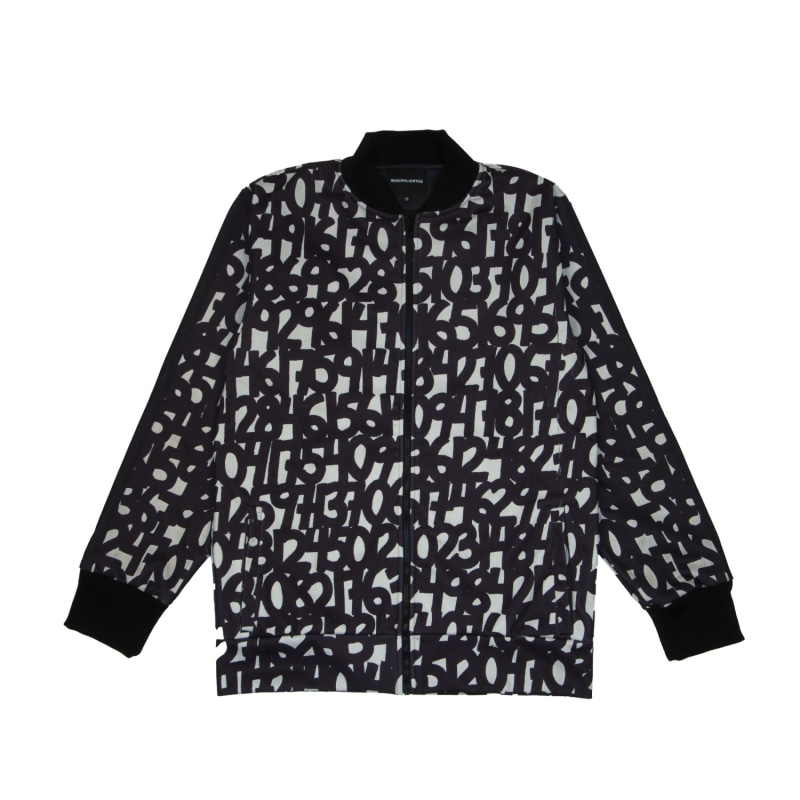 Black white bomber jacket best sale