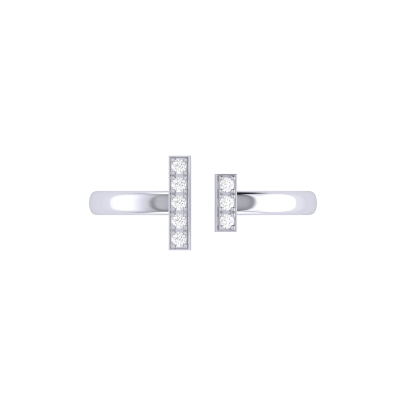 Thumbnail of Parallel Park Ring In Sterling Silver image