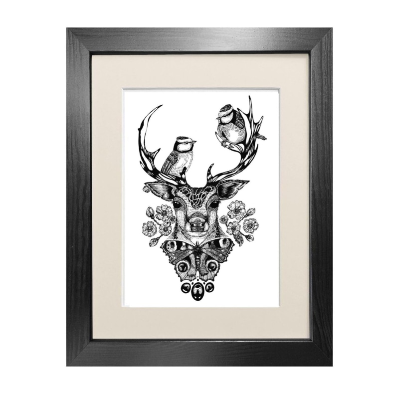 Thumbnail of The Roe Deer Fine Art Print A3 image