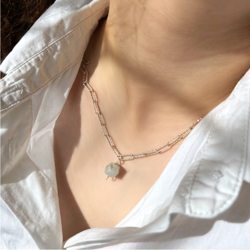 Brandt Sparkle Silver Chain Frost Bio Gem Bio Trimmings Wolf