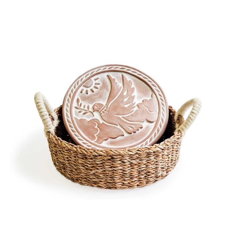 Thumbnail of Bread Warmer & Basket - Dove In Peace image