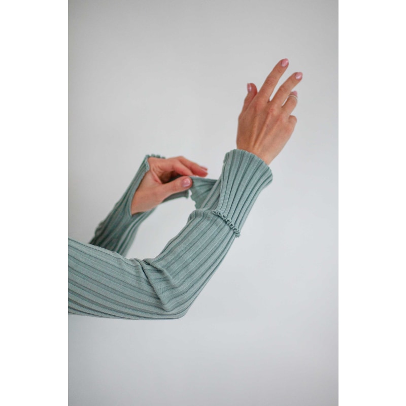 Thumbnail of Brera 100% Merino Long-Sleeve Top Mint *Limited Edition* image